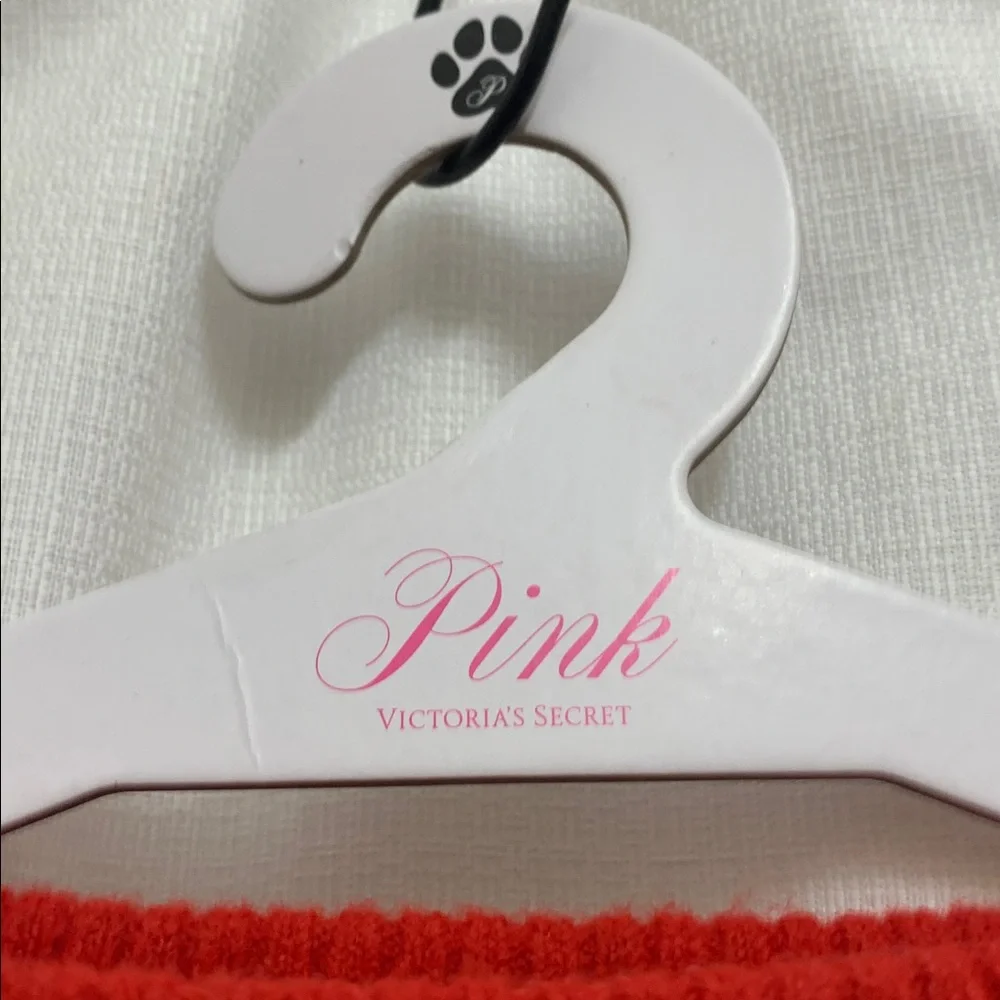 Victoria's Secret Pink Red Cable Knit Dog Sweater XL